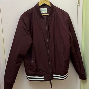 Aeropostale Maroon Bomber Jacket